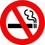 340x no smoking sign